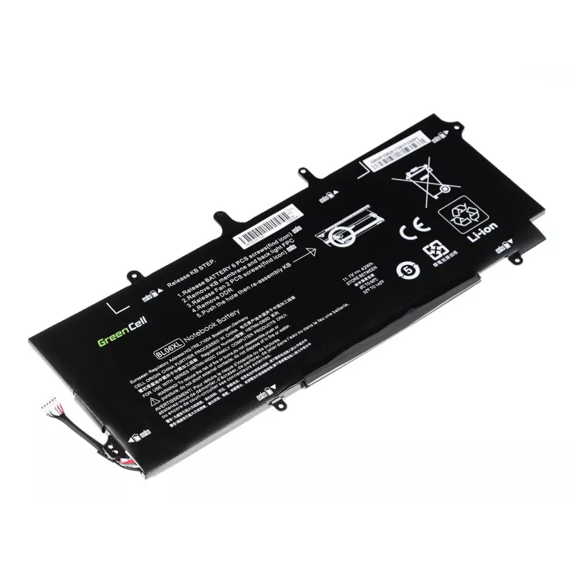 Batteria GREENCELL HP108 Green Cell BL06XL HSTNN-DB5D 722297-001 722236-2C1 per HP EliteBook Folio