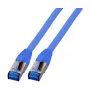 EFB-Elektronik Cavo patch RJ45 Cat.6A S/FTP TPECat.7 cavo grezzo superflex blu 0,15m Produttore: EFB Elektronik (K5525FBL.0,15)