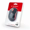 GEMBIRD mouse ottico wireless MUSW-4B-03-R 1600 DPI nano USB nero-rosso