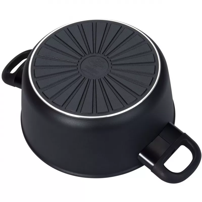 BALLARINI 75002-921-0 pentola rotonda nera alluminio 24 cm