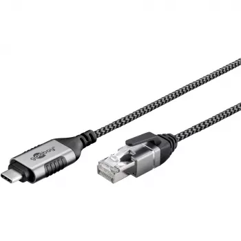 Cavo Ethernet Goobay USB-C 3.1 a RJ45 sottile 5 m – collega router, modem o (74405)