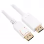 Cavo adattatore Sharkoon DisplayPort 1.2 > HDMI 4K bianco 3 metri
