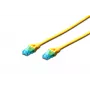 Cavo patch Ethernet Digitus DK-1511-010/Y giallo