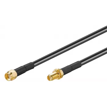 Cavo coassiale Microconnect 51675 RP-SMA RP-SMA 1 m nero