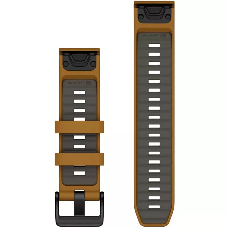 Cinturino Garmin QuickFit 010-13392-03 marrone grigio