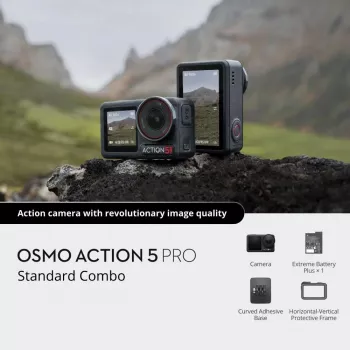 DJI Osmo Action 5 Pro action camera sportiva 40 MP 4K Ultra HD CMOS 25,4 / 1,3 mm (1 / 1,3) Wi-Fi 146 g
