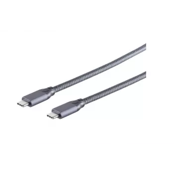S/CONN 13-47030 cavo USB USB 3.2 Gen 2x2 2 m USB C grigio