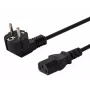 Cavo di alimentazione SAVIO CL-146 — 3 m, IEC C13 su IEC tipo E, nero