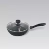 Padella Maestro MR-1205-28 con coperchio, 28 cm, nero