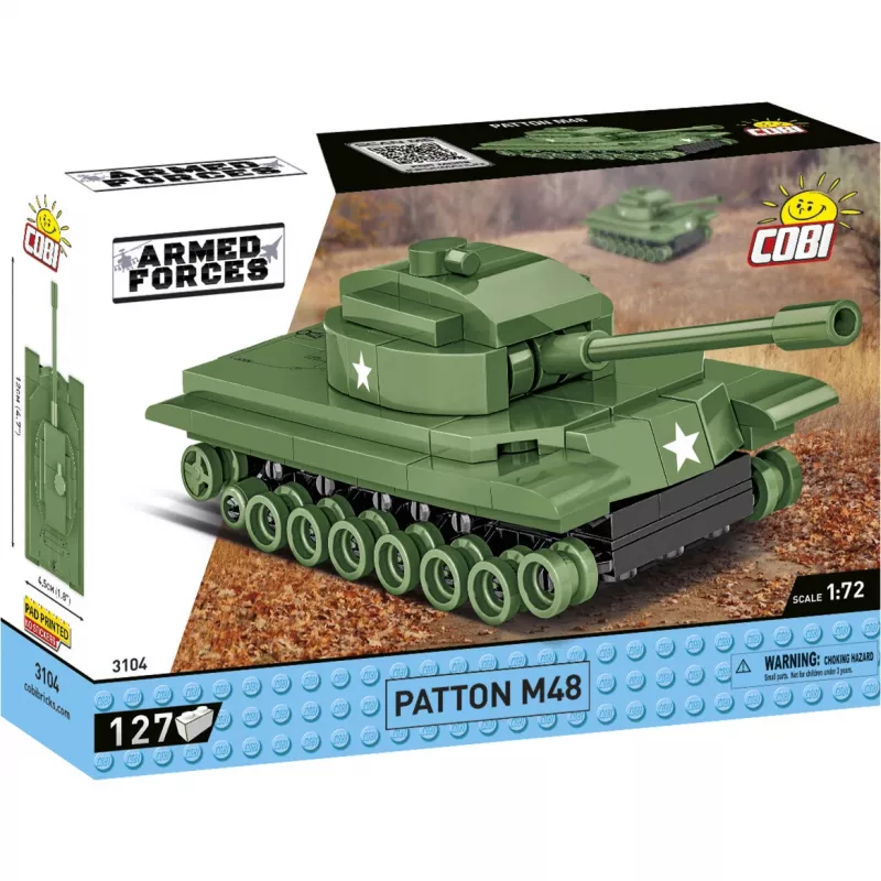 Patton M48, giocattolo da costruzione scala 1:72