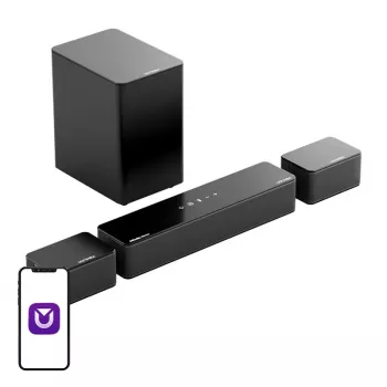 Soundbar Ultimea U2520 5.1 canali con subwoofer wireless, Dolby Atmos, controllo tramite APP, nero