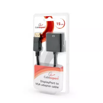 Adattatore DisplayPort a VGA nero