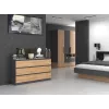 Cassettiera Top e Shop M6 140 ANT/ART, 6 cassetti, antracite rovere, 1380×750×400 mm