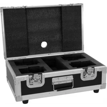 Flightcase Roadinger per 4x AKKU Dot 1 RGB/WW QuickDMX — custodia da trasporto protettiva