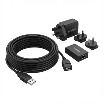 Cavo di prolunga USB Yealink USB2-EXT-10M con alimentatore, lunghezza 10 m