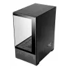 Case per PC mini-tower TACENS Mars Gaming MC-SE2 — Mini-ITX / Micro-ATX, nero, finestra laterale, alimentatore sul fondo, supporta 2x2,5 pollici + 1x3,5 pollici