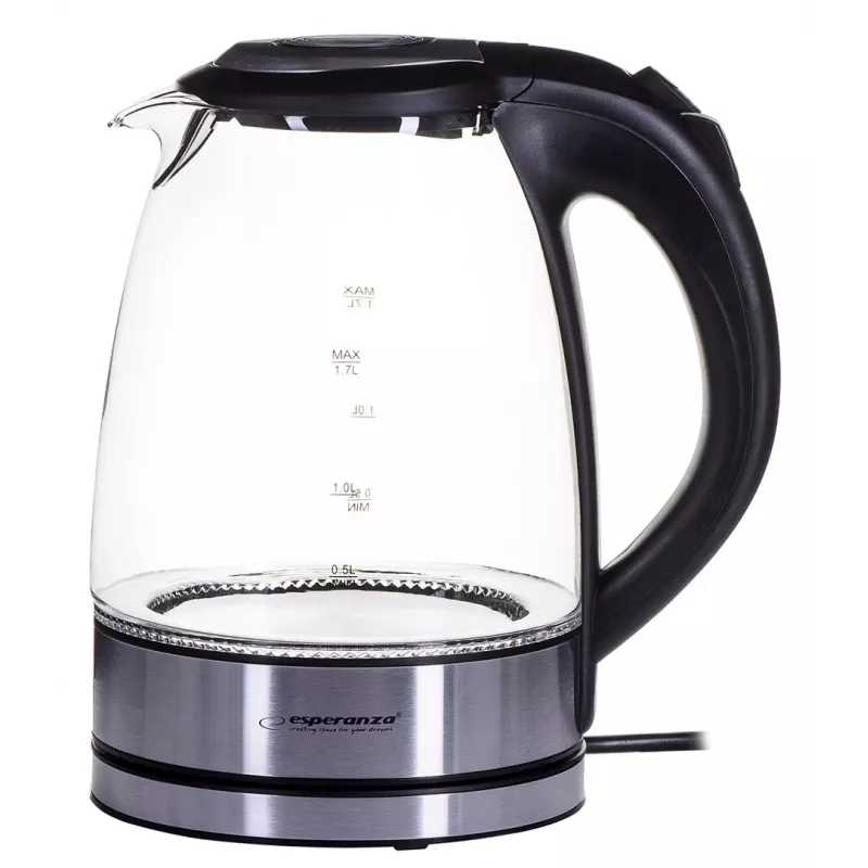 Esperanza EKK012 Bollitore 1,7 L nero, multicolore 2200 W