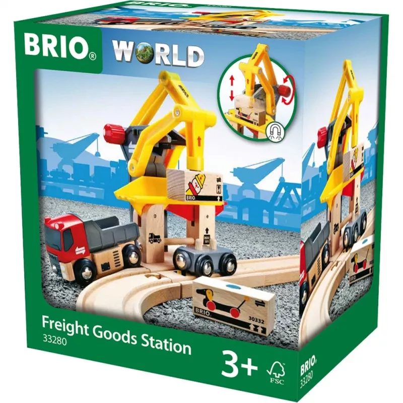 BRIO World stazione di carico merci, edificio giocattolo