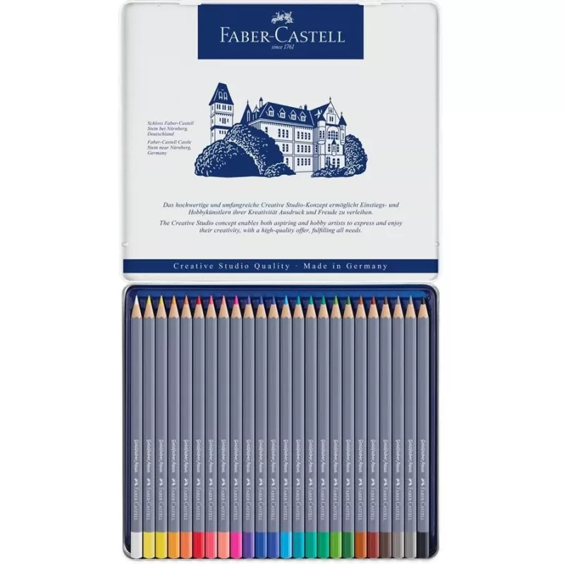 Matite colorate Faber-Castell Goldfaber Aqua 24 pezzi