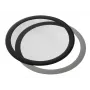 DEMCiflex DF0017 filtro antipolvere 140 mm, rotondo, nero