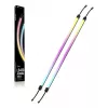Striscia LED CORSAIR LS430 Aurora — multicolore, 430×10×10 mm, confezione da 2