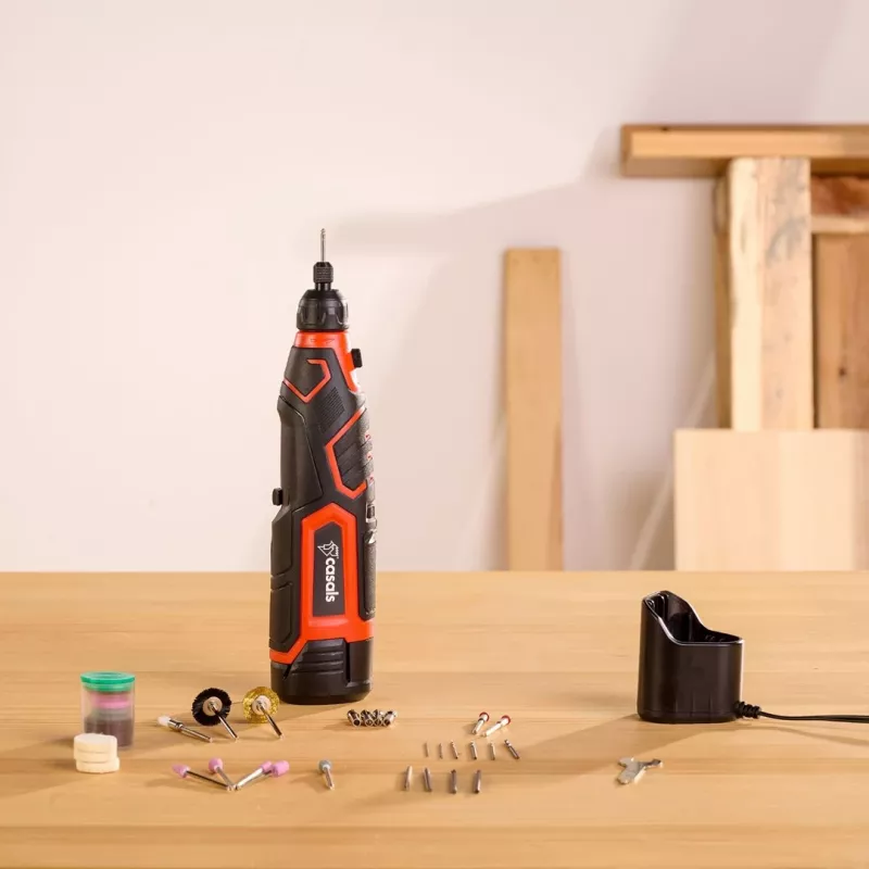 Levigatrice elettrica a batteria con accessori 12 V CASALS CMG1205BC