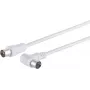 Cavo coassiale S/CONN 80038-32 10 m IEC bianco