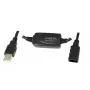 Cavo USB LogiLink 15M USB 2.0 M/F nero