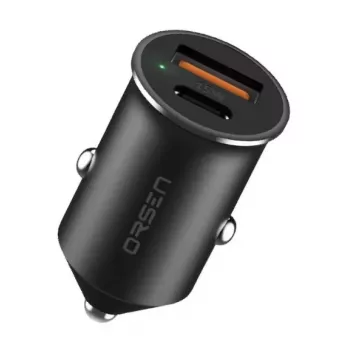 Caricabatterie da auto Orsen C8 45W — ricarica rapida USB-C PD 45W, nero