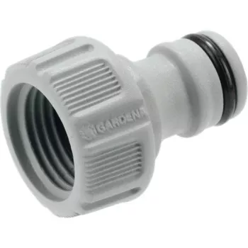 Raccordo rubinetto GARDENA 18220-20 — raccordo grigio per acqua da giardino, 1 pezzo