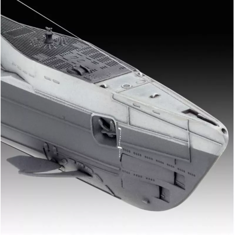 Modello in plastica German Submarine T.IX C/40 1/144