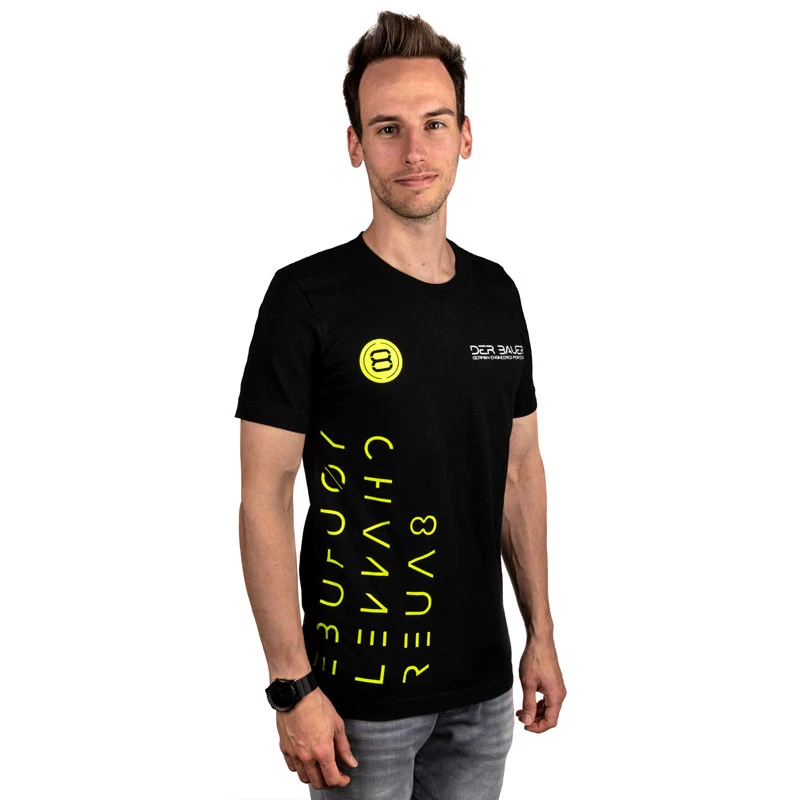 T-shirt der8auer YT-Design taglia L — girocollo in cotone, abbigliamento casual