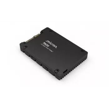 SSD | MICRON | serie SSD 7500 MAX | 800GB | NVMe | tecnologia NAND Flash 3D NAND | velocità di scrittura 1400 MB/s | velocità di lettura 6800 MB/s | fattore di forma U.3 | TBW 4380 TB | MTBF