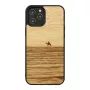 Custodia per cellulare Man and Wood per iPhone 12 / 12 Pro — terra nero