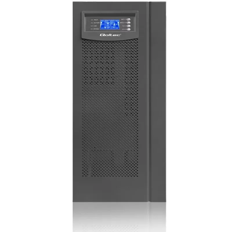 Qoltec 53982 UPS online a onda sinusoidale pura, 6 kVA / 4,8 kW, LCD, USB