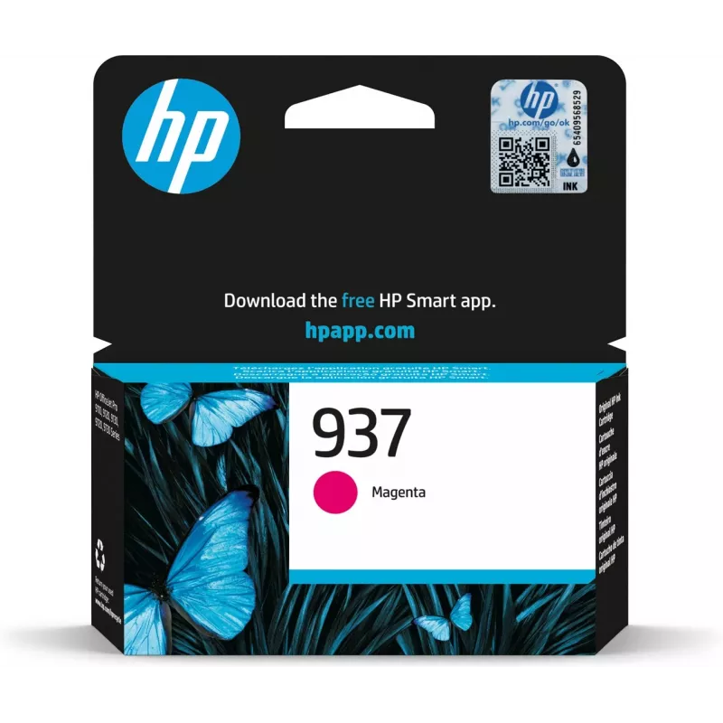 HP 937 Cartuccia di inchiostro originale magenta, magenta, 1 pz., 800 pagine