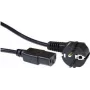 Cavo di alimentazione ACT spina CEE 7/7 (angolare) - C13 nero 10 m