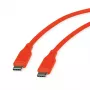 Cavo ROLINE USB 2.0 C-C ST/ST silicone 60W 1m arancione - cavo - Digitale/Dati (11.02.9124)