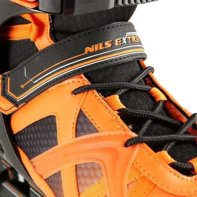 Pattini in linea Nils Extreme NA14112 nero-arancione TG. 42