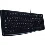 Logitech Desktop MK120 combo, nero, con filo, layout svizzero, 920-002504