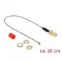 Cavo coassiale DeLOCK 89831 0,2 m RP-SMA femmina grigio