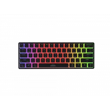 TASTIERA GAMING GENESIS THOR 660 G2 US NERA WIRELESS RGB MECCANICA GATERON BROWN