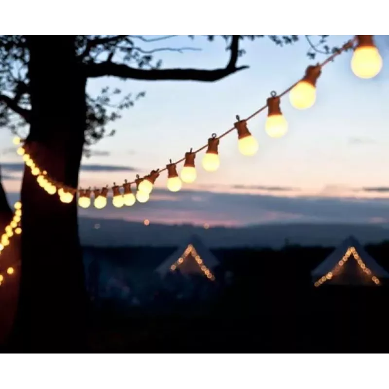 Lampada LED Garland Garden STRING/E27 15M VS-613 Visional