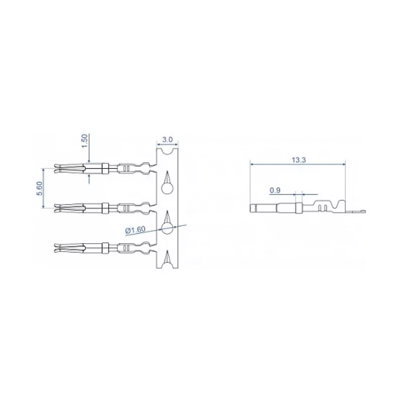 Contatti a crimpare per connettore femmina D-Sub HD DeLOCK 66733