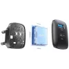 Caricabatterie T66 45W CC290 GaN ricarica rapida argento