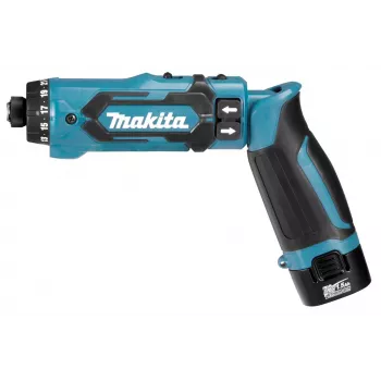 Avvitatore a batteria/avvitatore a impulsi Makita DF012DSE 650, 200 nero, blu