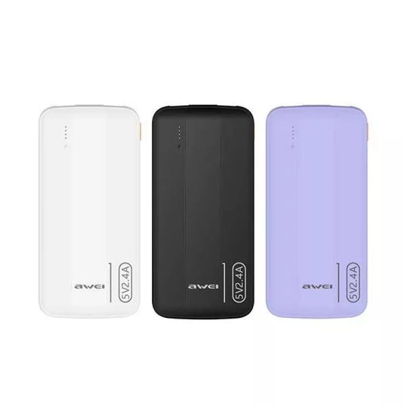 Awei PowerBank P20K 10000mAh nero/nero (10000mAh), powerbank, nero