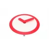 NeXtime orologio 2615ro Focus, Ø25 cm, orologio da parete, bianco/rosso