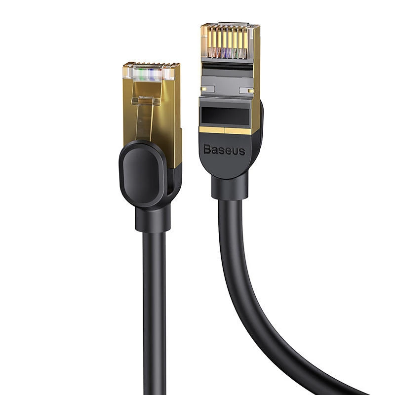 Cavo di rete Baseus Ethernet RJ45, 10Gbps, 1m (nero)