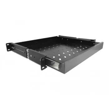Delock - cassetto per rack - nero - 1U - 48,3 cm (19
